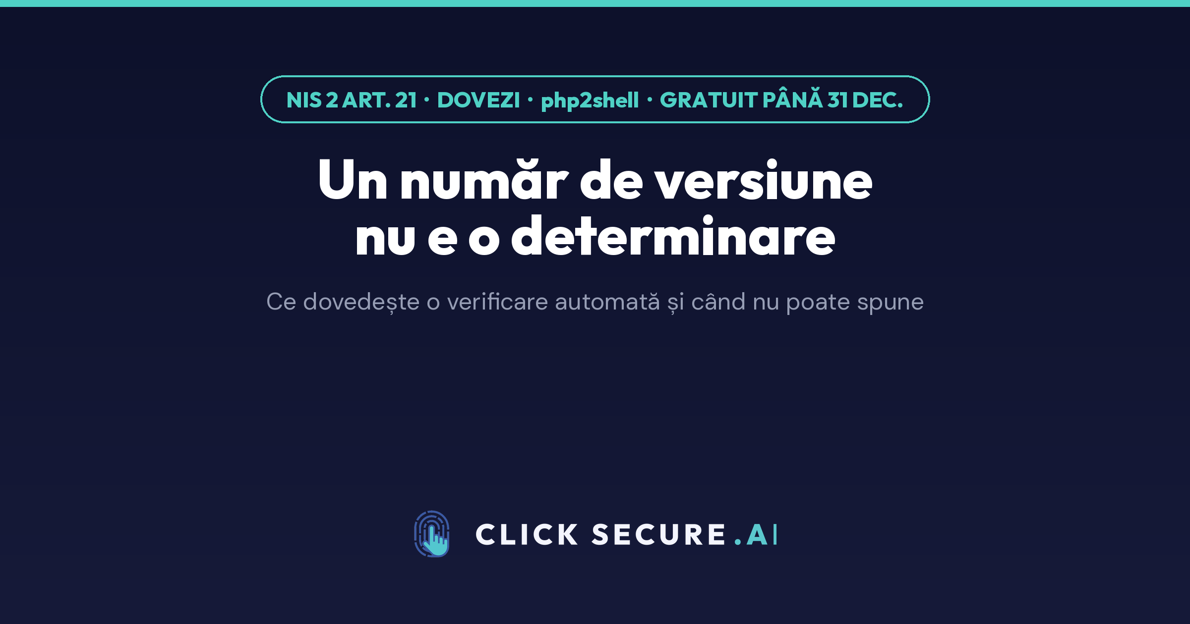 Ce poate dovedi o verificare php2shell